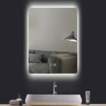FLUMINIA Oglinda dreptunghiulara, iluminare LED, dezaburire, 60x80 cm, Fluminia Verona-60, L6800R-60 L6800R-60 (L6800R-60)