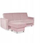  Alicja Sarokkanapé Ágy Puffal, Family Meble, Rózsaszín