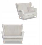  Rene Estella Bézs Skandináv Szárnyas Kanapé Family Furniture Bézs Kordbársony