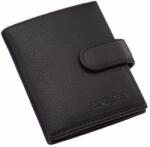 La Scala fekete álló patentos bőr kártyatartó ad1009/t