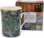 Queen Isabell Van Gogh Íriszek porcelán bögre 300 ml - díszdobozos (IMO-PP-W25VG153-24592)