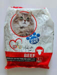 Eurocat Száraz táp - marhás 1kg