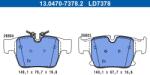ATE set placute frana, frana disc ATE Ceramic 13.0470-7378.2 (13.0470-7378.2)