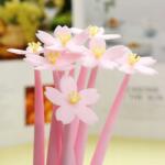 Kuki Nőnapi ajándék Zselés toll "shaking pen" rázós Virág Sakura (7474)