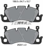 TEXTAR Set placute frana TEXTAR 2625001 (2625001)