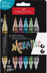 Faber-Castell Dekormarker készlet, 1, 0/3, 0 mm, kétvégű, akril, FABER-CASTELL "Shake&Paint", 6 különböző metál szín (285517) - nyomtassingyen