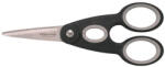 Fiskars Olló, konyhai, 22 cm FISKARS "Functional ReNew", fekete (1003034) - nyomtassingyen