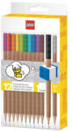 LEGO® Színes ceruza készlet, LEGO, 12 különböző szín (52064) - nyomtassingyen