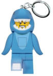 LEGO® Kulcstartó, LED világítással, LEGO "Shark Suit Guy (LGL-KE155) - nyomtassingyen