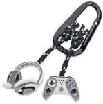 TROIKA Kulcstartó, TROIKA "Gaming (KR25-03/BK) - nyomtassingyen