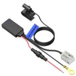 Yba Contech Modul Adaptor Bluetooth 5.0 cu microfon Handsfree pentru muzica MP3, apeluri telefonice BMW E60 E61 E63 E64 E90 E87, CCC 12 Pini, 12 V DC microfon 5 M AUX IN (BTY-BMW-CM)