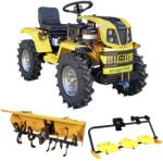 ProGarden Minitractor ProGARDEN Campo T18 V25.1 4x4 18CP benzina hidraulica fata-spate roti 6.00-12 cu freza tractata si cositoare rotativa cu discuri (4560000103PFC) - agropro