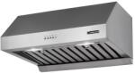 Turbionaire Hota incorporabila decorativa Turbionaire TCK60WPS, Putere de absorbtie 800 mc/h, Motor Brushless, Filtre Baffle inox, Colector de grasimi, Control electronic, Iluminare LED, Clasa A++, 60 cm, Inox (T Hota