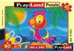 Play Land Пъзел Папагал 80 елемента