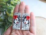 Atellier Wearable Art Cercei Divine cu tortițe din argint - Model 2