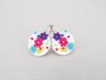 Atellier Wearable Art Cercei argint Charming Colours