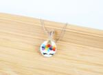 Atellier Wearable Art Pandantiv Happy Unicorn Rainbow din argint