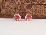 Atellier Wearable Art Cercei argint Poppy Passion
