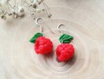 Atellier Wearable Art Cercei Raspberry Charm zmeura cu tortițe din argint