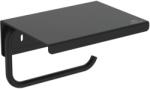 Ideal Standard ALU+ - WC-papír tartó polccal, selyemfekete BD592XG (BD592XG)