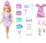 Mattel Barbie Dream Besties Malibu baba fodrászos kiegészítőkkel (JGG38) - morzsajatekbolt