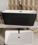 Besco EVITA B&W szabadonálló kád - szerelvenycenter - 651 900 Ft