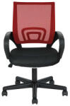  Karfás irodai forgószék több színben-piros (HOP1001171-5)
