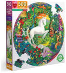 eeBoo 500 db-os Kör puzzle - Unicorn Garden (PZFUNG) (PZFUNG)