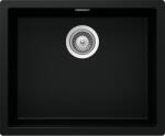 SCHOCK Schock Kaia N-100L Cristadur Puro konyhai mosogatótálca, gránit kompozit, intenzív fekete, 556 x 456 mm, munkalapra/munkalap alá/szintbe építés (KAIN100LPURO)