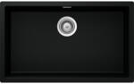 SCHOCK Schock Kaia N-100XL Cristadur Puro konyhai mosogatótálca, gránit kompozit, intenzív fekete, 756 x 456 mm, munkalapra/munkalap alá/szintbe építés (KAIN100XLPURO)