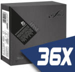 INFIBRA Szalvéta 38x38cm Fekete 2 réteg 40 lap/csomag (36 csomag) (I0464-KARTON)