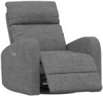 FLEXISPOT Elektromos Állítható forgatható relaxfotel XR5, Len, Sötétszürke, erős motor, dönthető háttámla, 270° forgás, nappaliba és pihenéshez (XR5-DG)