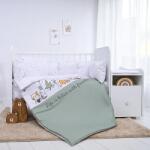 Lorelli Ágynemű garnitúra Trend kombi ágyhoz - Happy Friends Mint (3800166116976)