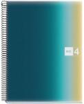 Miquelrius Aurora Iceland A4 4x30 lap PP linia caiet cu spirale (A15294A181)