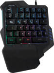 LogiLink Tastatura gaming pentru o mana LogiLink Functie iluminare Negru (ID0181)