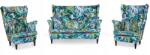  Ari Print Kanapékészlet Karosszékekkel, Skandináv Stílus, Family Furniture - pepita - 393 668 Ft