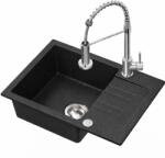 Ruvetti Cooksy Chef chiuveta cu baterie negru/oțel LP_CC6244BC-SE (LPCC6244BCSE)