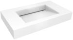 Oltens Stila mosdótál 100x45 cm négyszögletes klasszikus fehér fényes 40003000 (40003000)