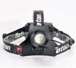 Foton HL-2157 Led 10W-os fejlámpa, 1200 lumen, újratölthető, zoommal (345240)