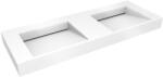 Oltens Stila mosdótál 140x45 cm négyszögletes klasszikus-dupla fehér 40005000 (40005000)