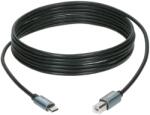 KLOTZ - USB-CB-5.0 USB 2.0 nagysebességű kábel, USB-C/USB-B csatlakozókkal, 5 m