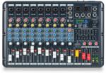 Soundsation - YOUMIX 810 PRO 10-csatornás keverőkonzol 8 Mono és 1 Sztereo csatornával, 24-bit 99 presetes effekttel, USB/BT, PC Interfésszel