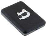 CG Mobile Karl lagerfeld choupette head pin vésztöltő type-c aljzat, 5000mah, 15w, wireless, magsafe, led jelzés, fekete (KLPB5FPGKSCHHK)