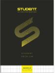 ICO Füzet, tűzött, A4, kockás, 32 lap, ICO "Student Premium", "87-32", fekete (7500107001)