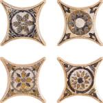 AZULEV Decor Estrella Tarancon Beige 6.7 x 6.7 cm (AZU-0008)