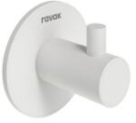 RAVAK Kona KN 111.10WHM öntapadós törölközőakasztó, matt fehér (RAV-X07P1474)