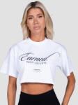 GymBeam Women‘s Earned Cropped T-shirt White L