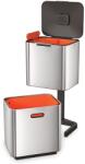Joseph Joseph Coș de gunoi pentru sortarea deșeurilor TOTEM MAX 30060, 60 l, oțel inoxidabil, Joseph Joseph (JS30060) Cos de gunoi