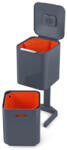 Joseph Joseph Coș pentru sortarea deșeurilor TOTEM COMPACT 30065, 40 l, grafit, Joseph Joseph (JS30065) Cos de gunoi