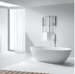 Sanica Solid Freya szabadon álló kőkád 183x91 (SD-15239)